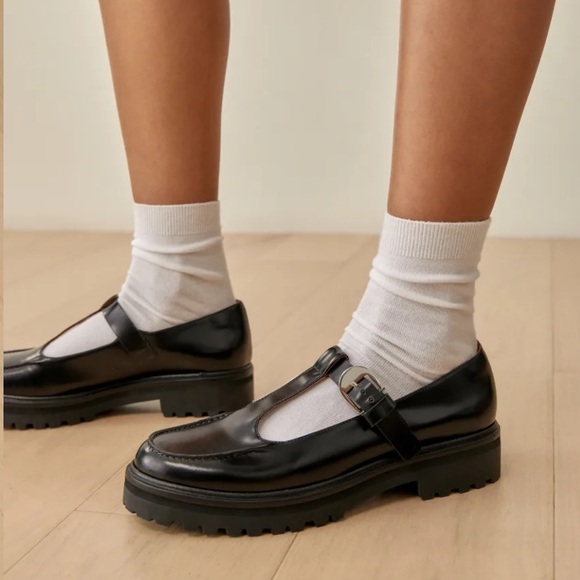 NWOT Reformation Abalonia Chunky Maryjane in White, size 6 - Picture 4 of 11